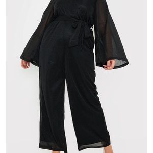 Black sparkly jumpsuit